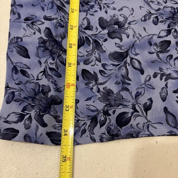 Talbots y2k vintage Silk Wrap Long Maxi Skirt Floral Size 14 - Picture 11 of 12